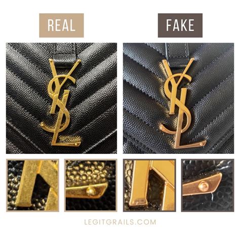 how to spot a fake ysl monogramme bag|check by ch ysl.